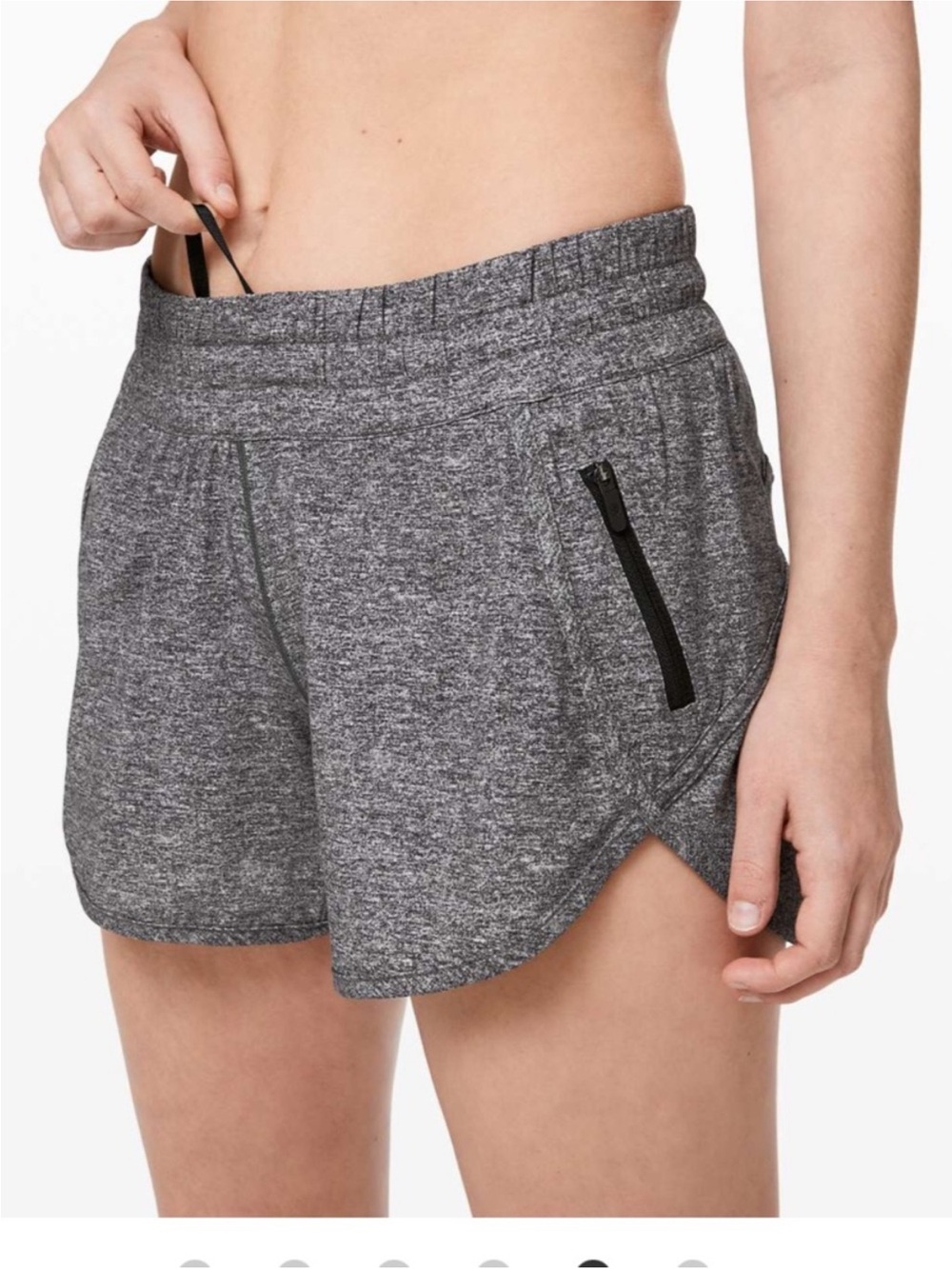 Lululemon Tracker Short Gray Heather Size 12